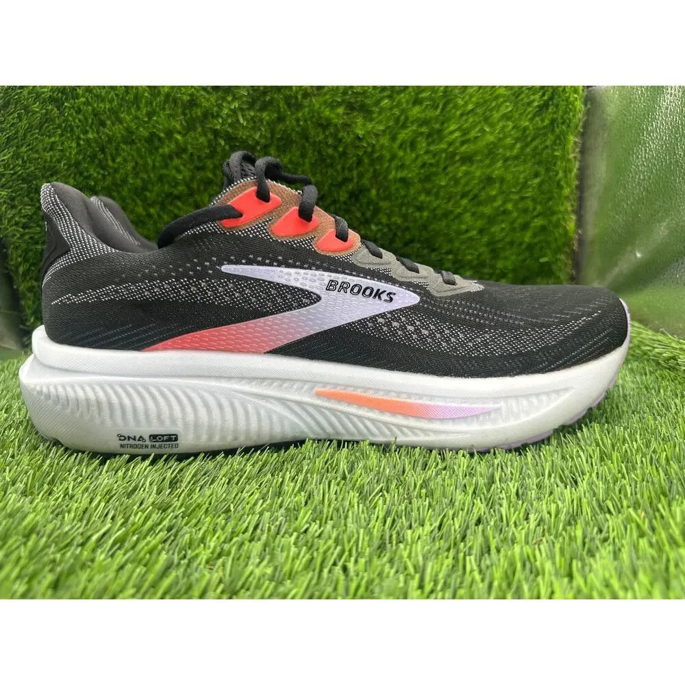 Brooks Ghost 17 1204311B080 Athletic Sneaker Women's 12B Black Mesh Gym Training